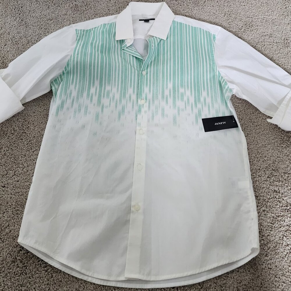Alfani Mens Long Sleeve Shirt